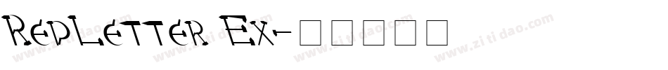 RedLetter Ex字体转换